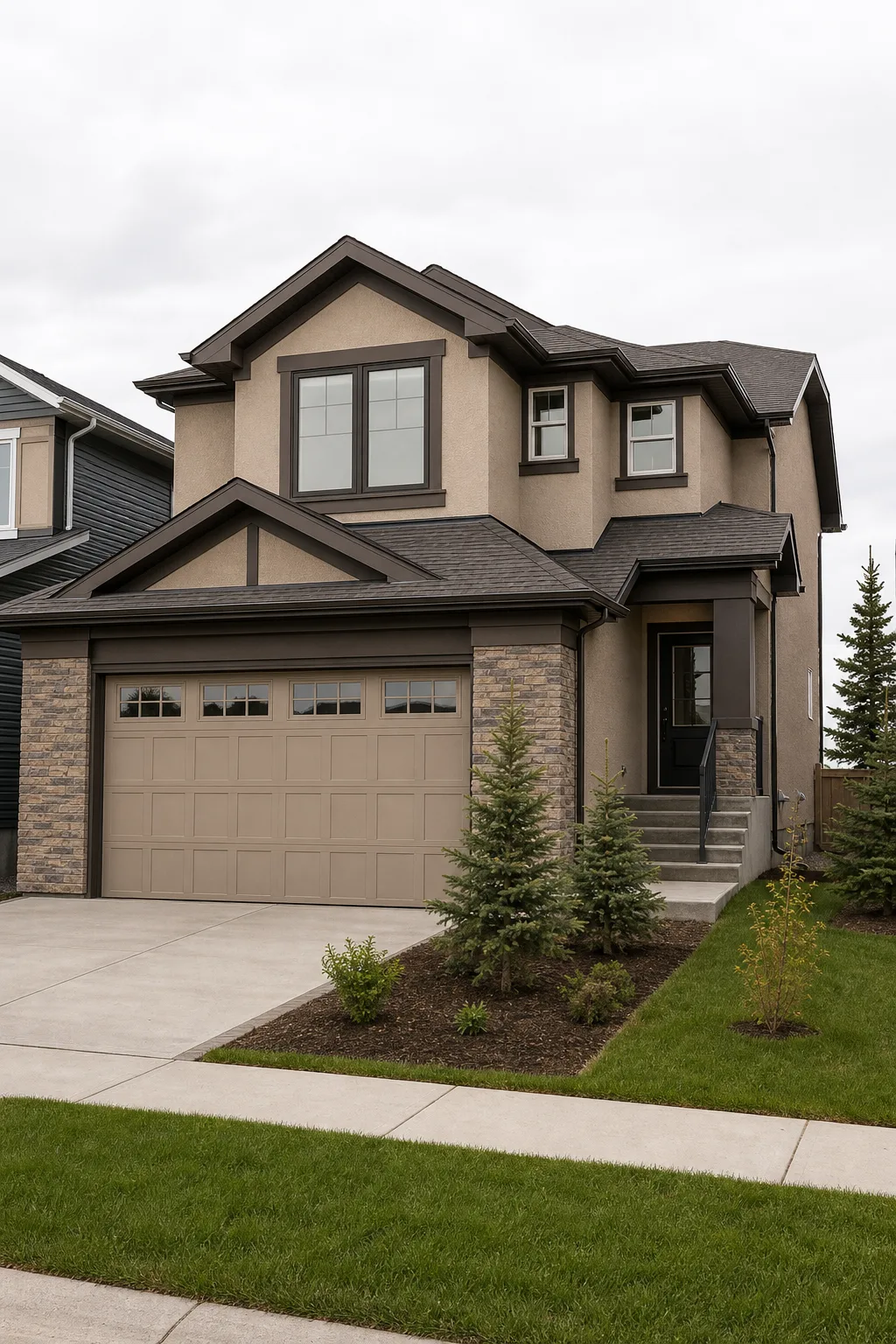 Family home in a southern Alberta Calgary subdivision